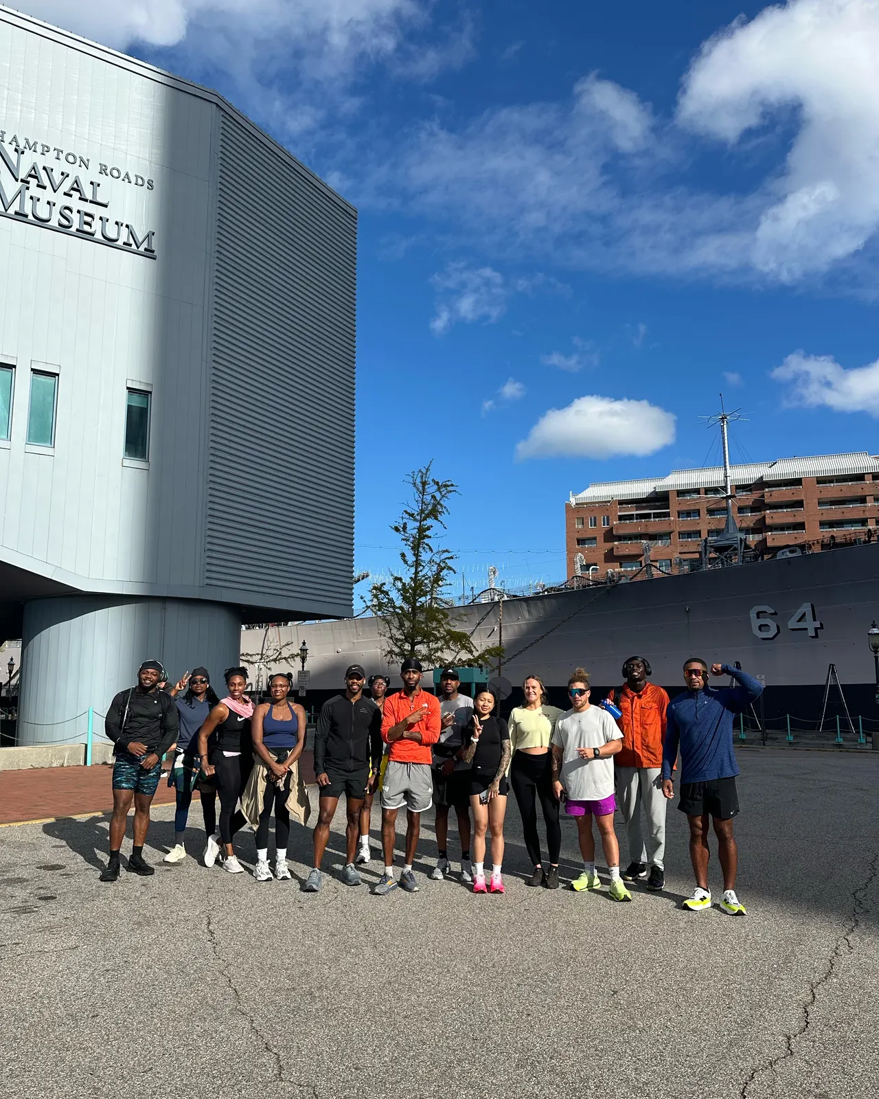 TNDO Run Club runners posing together before the start